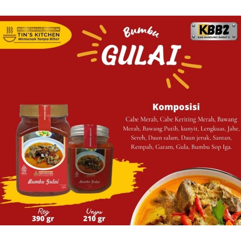 

Bumbu Gulai Tins Kitchen 210 gr