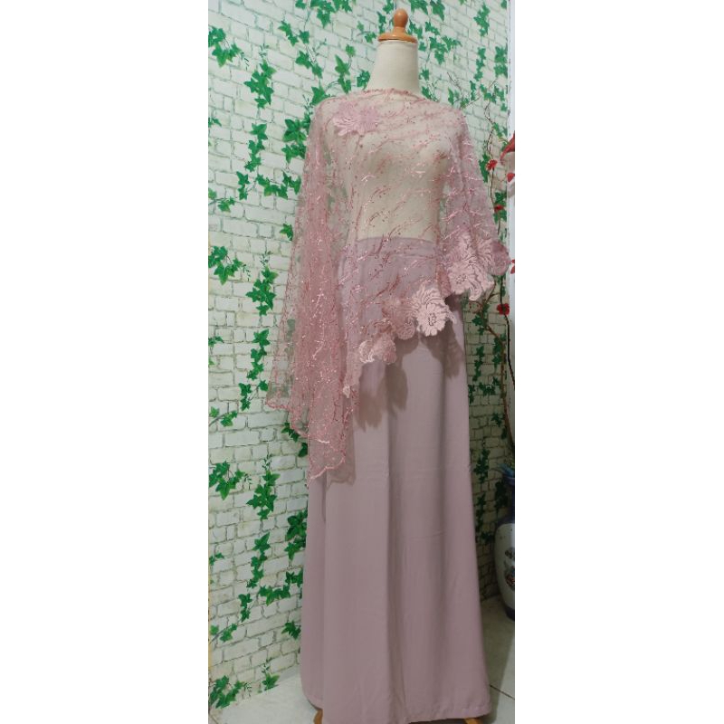 set rok outer pesta/kebaya/brokat