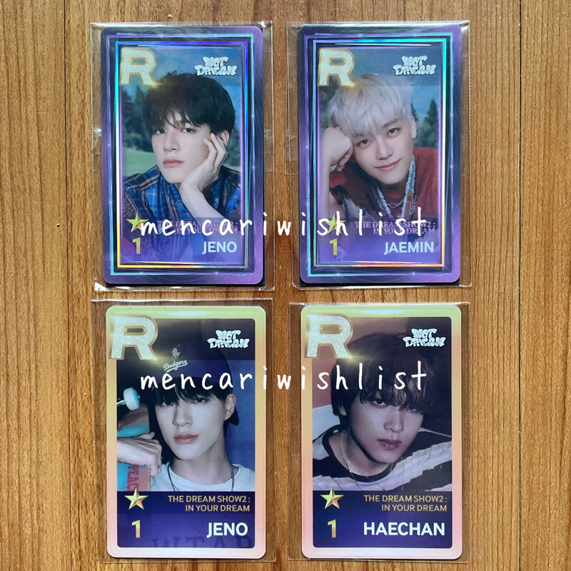 (ready stock) superstar smtown r card : nct dream - jeno jaemin haechan | purchase mission event pho