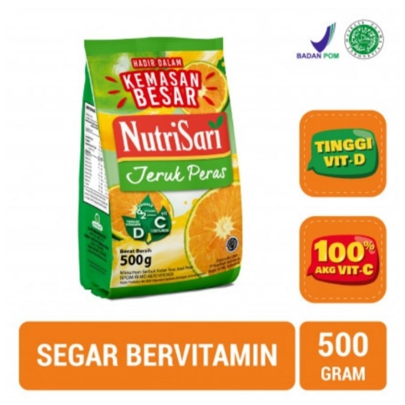 

NutriSari Jeruk Peras Refill 500 gr