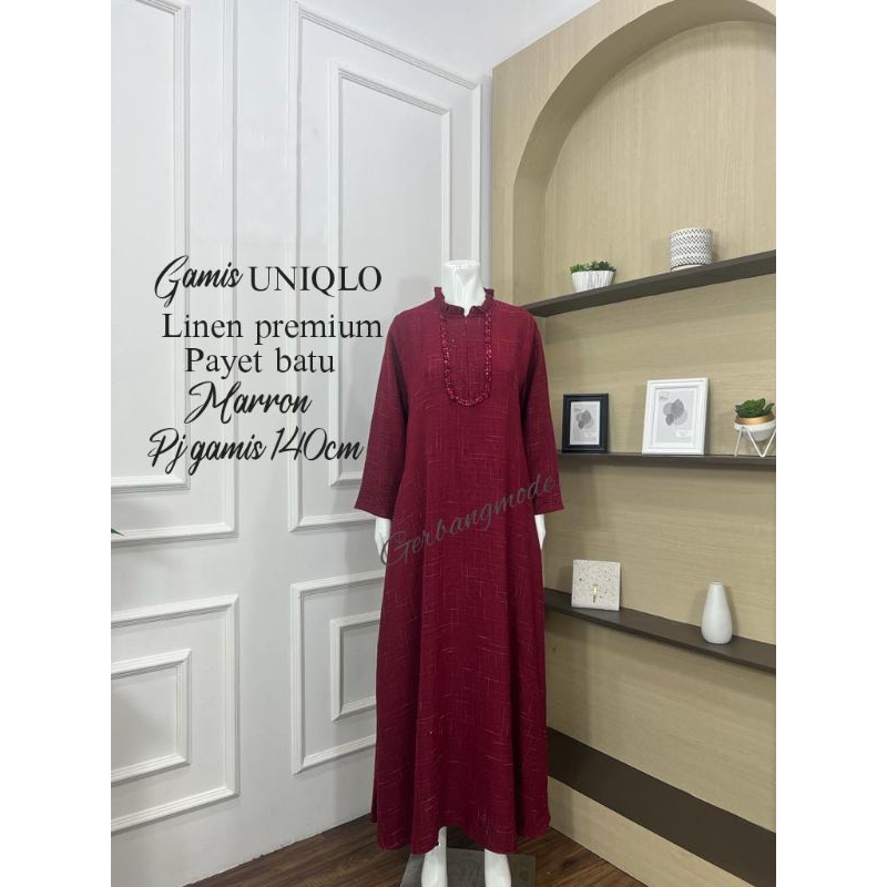 GAMIS PAYET BATU SLETING DEPAN