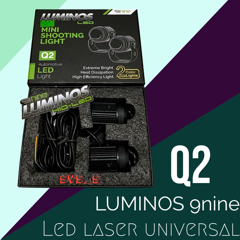 Lampu D2 LUMINOS Q2 Laser 2pcs (1set)