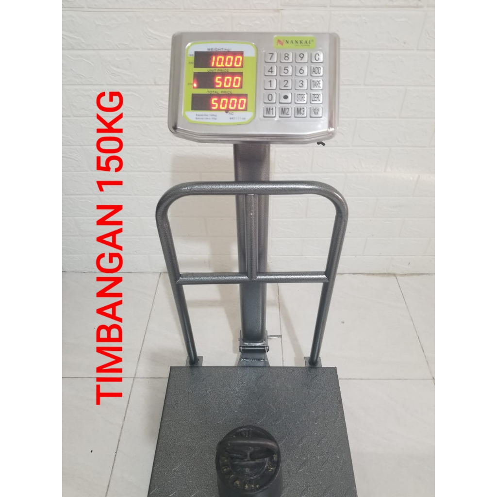 PROMO Timbangan Duduk Digital 150kg Timbangan Barang 150 kg Kiloan Elektrik Beras Nankai 150