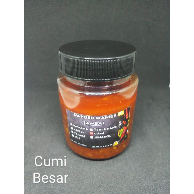 

Sambal Cumi besar "Dapoer Manies