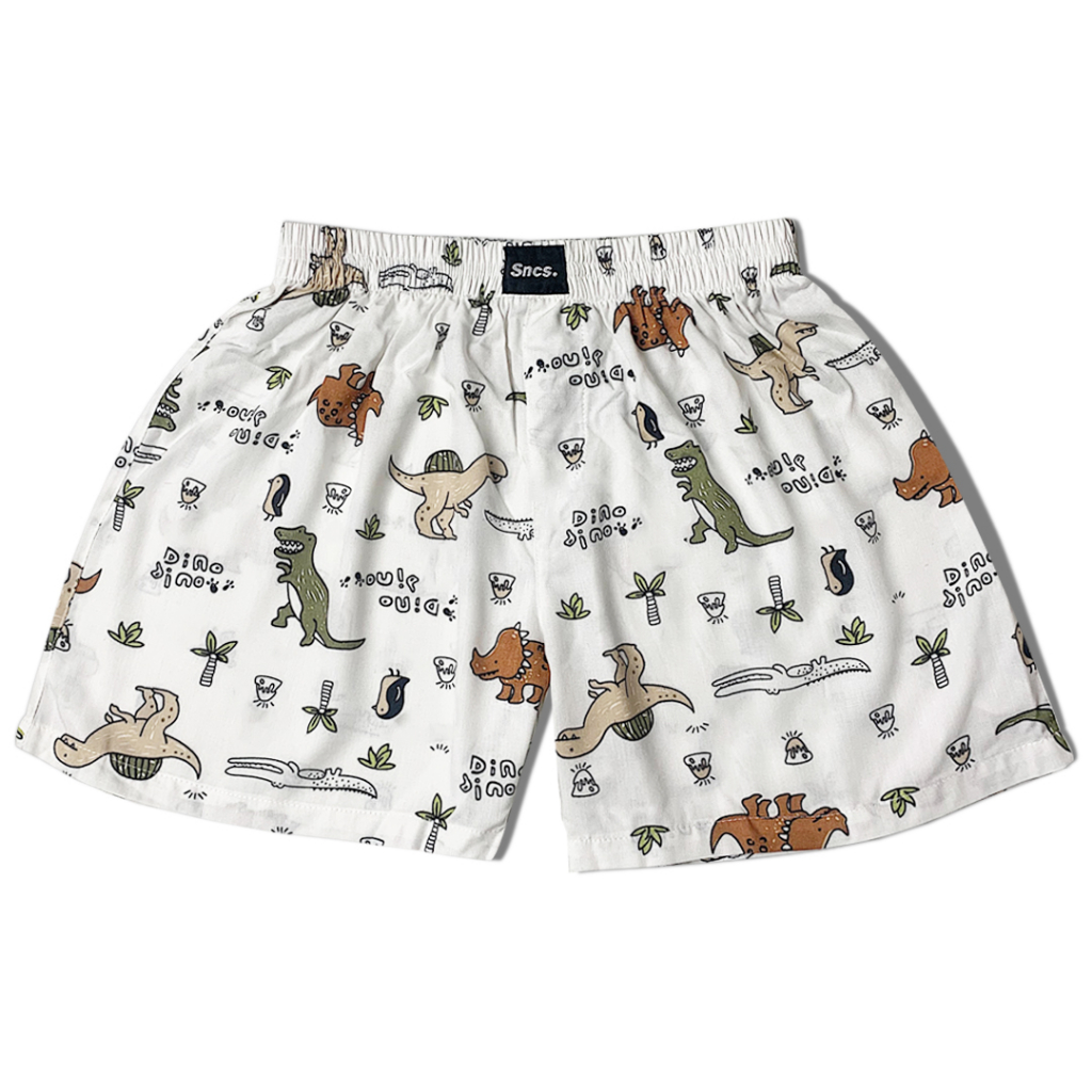 Boxer Pants Dino Snackingchoices Katun Rayon Unisex