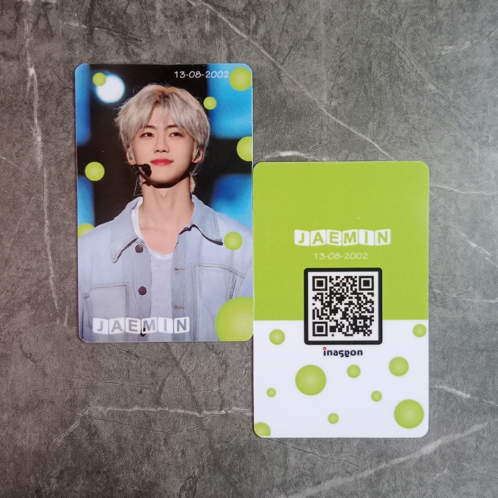 Photocard ID Card NCT Dream Kpop Mark Jeno Jaemin Chenle Haechan Jisung Renjun