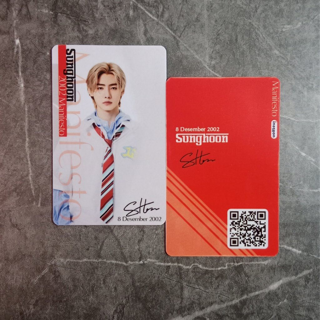 Photocard ID Card PVC Enhypen KPOP Heesung Jay Jake Sunghoon Sunoo Jungwoon Niki
