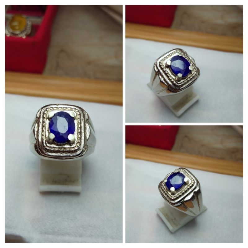 cincin blue sapphire