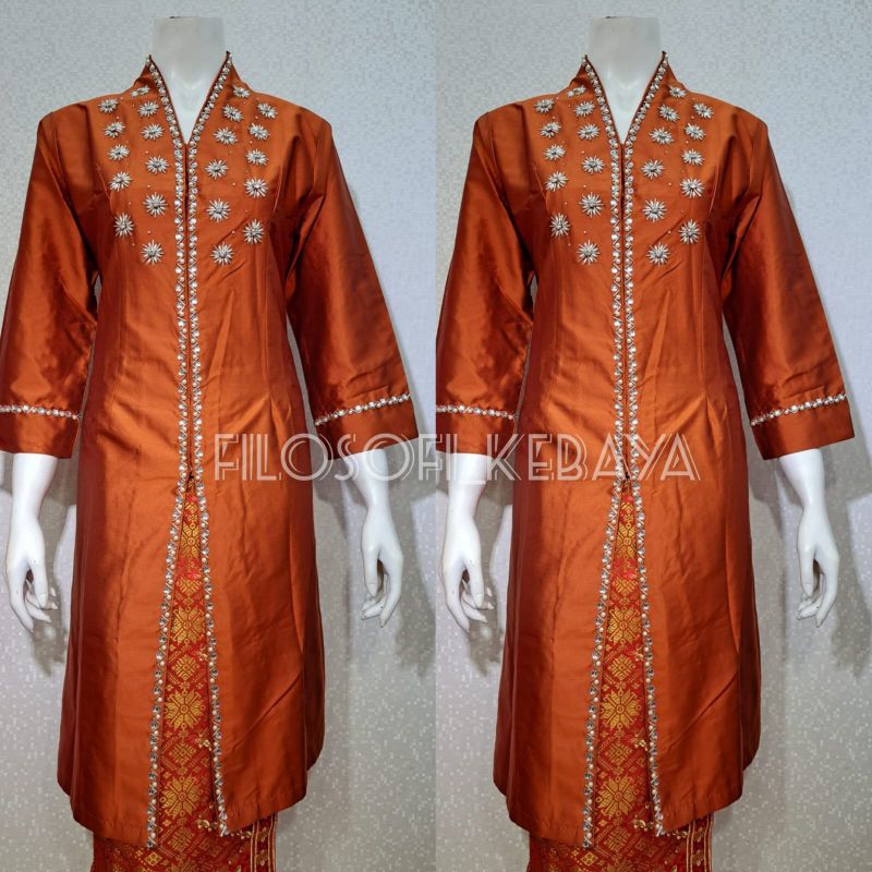 FK KEBAYA KURUNG TAFFETA MALAYSIA / ATASAN KEBAYA KURUNG PAYET MATAHARI / KEBAYA KURUNG TAFFETA MELA