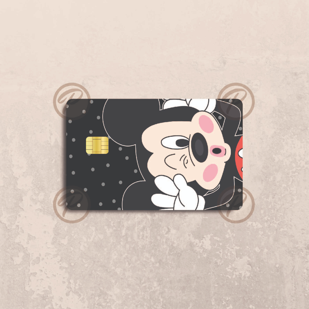 C39 - MICKEY - Card Cover Skin Sticker - PLIATA Stiker Kartu ATM, E-Money, E-Toll