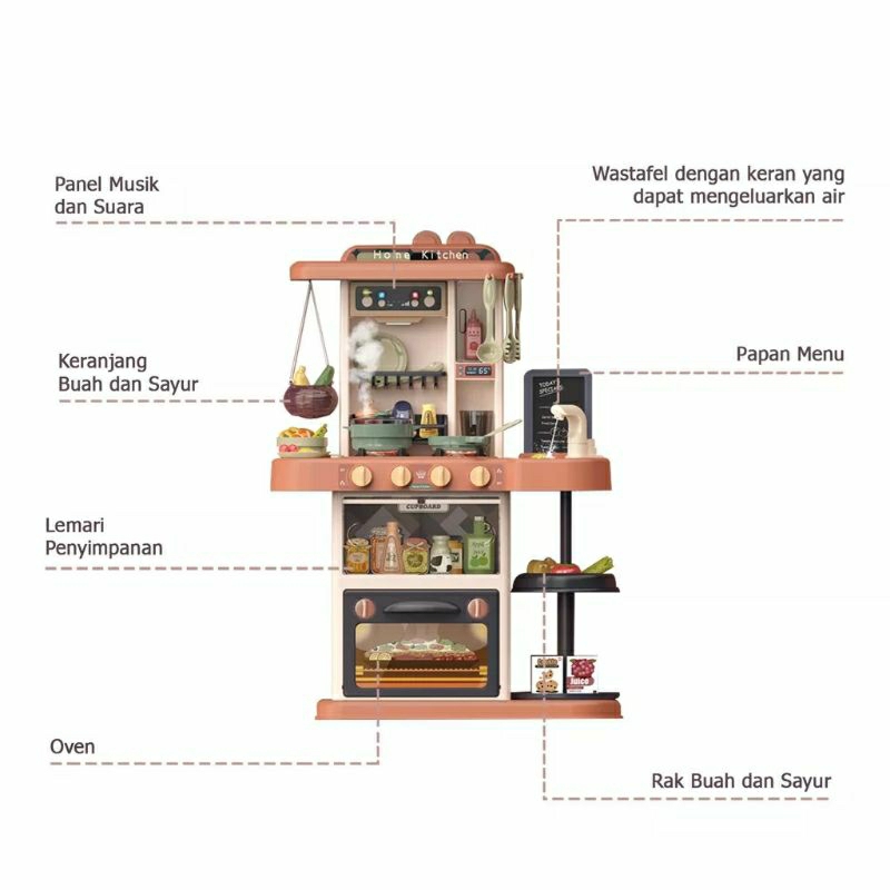 Preloved modern kitchen set anak