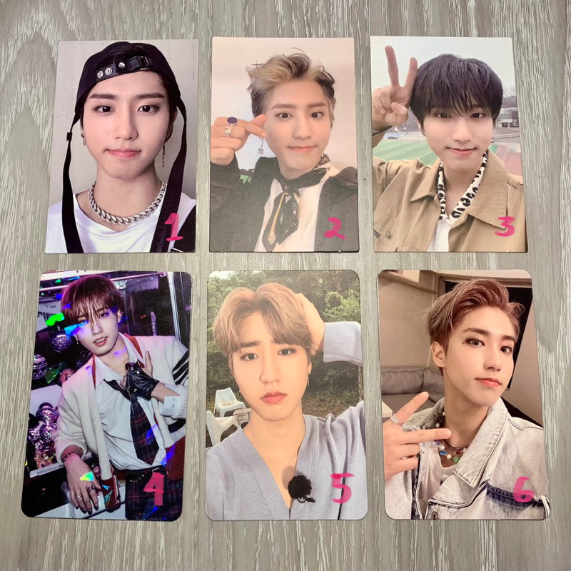 PHOTOCARD STRAYKIDS HAN JISUNG OFFICIAL [han pororo, han go live era, han glitter chavel, han noesy 
