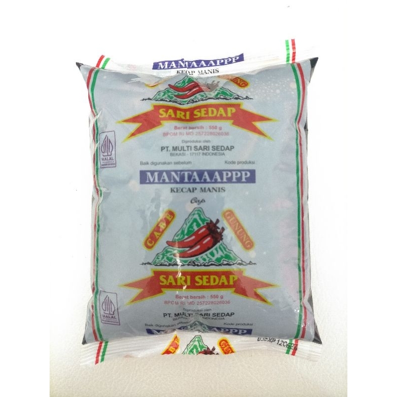 

Kecap Manis Cabe Gunung (REFILL PACK) 550 g