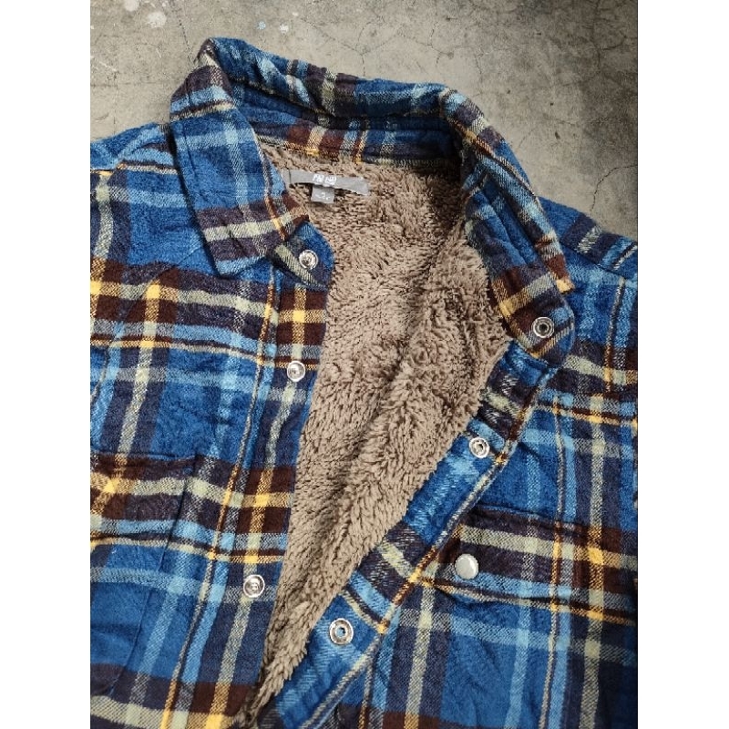 uniqlo flannel sherpa