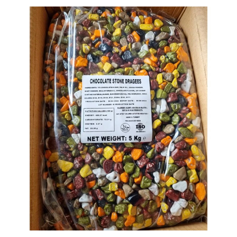 

QH Coklat kerikil 5 Kg Coklat Turkey Cokil Oleh oleh Haji Dan Umrah