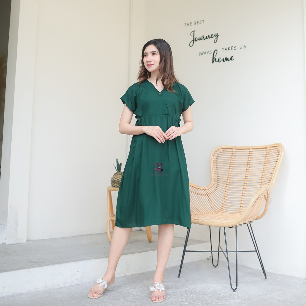 DASTER KIMONO PENDEK POLOS BUSUI MODEL TERBARU TALI SAMPING RAYON PREMIUM