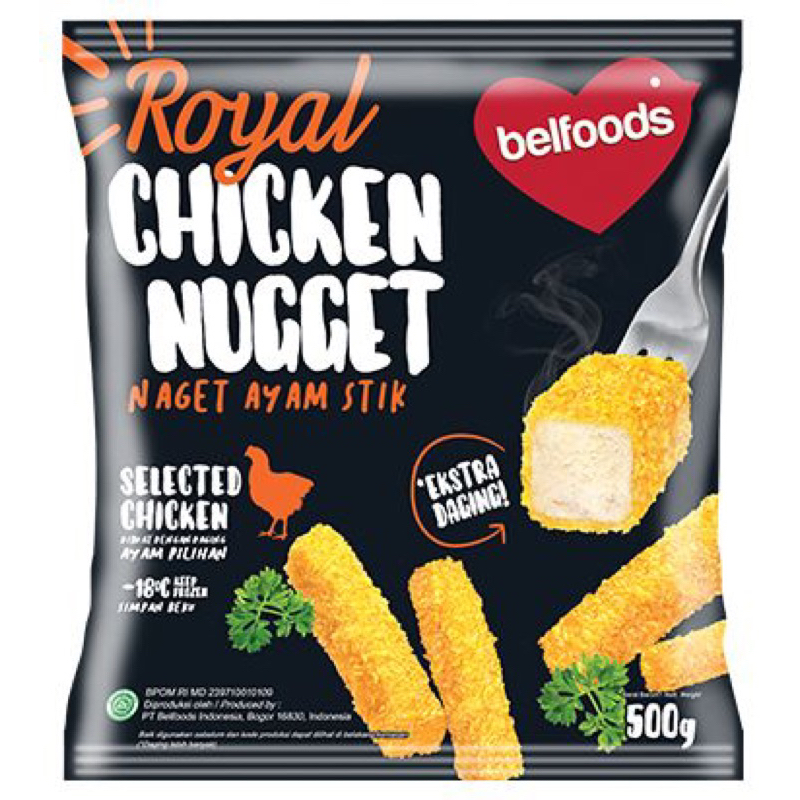

Belfoods Royal Chicken Nugget Stick 500gr