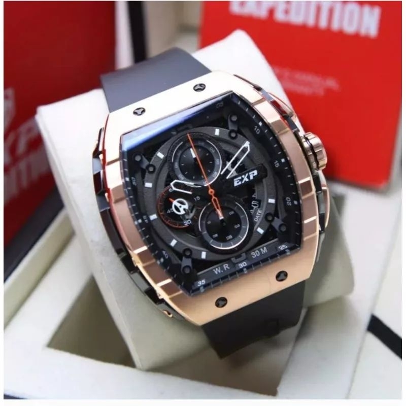 Expedition tali rubber variasi warna pria E 6782 M original 100%