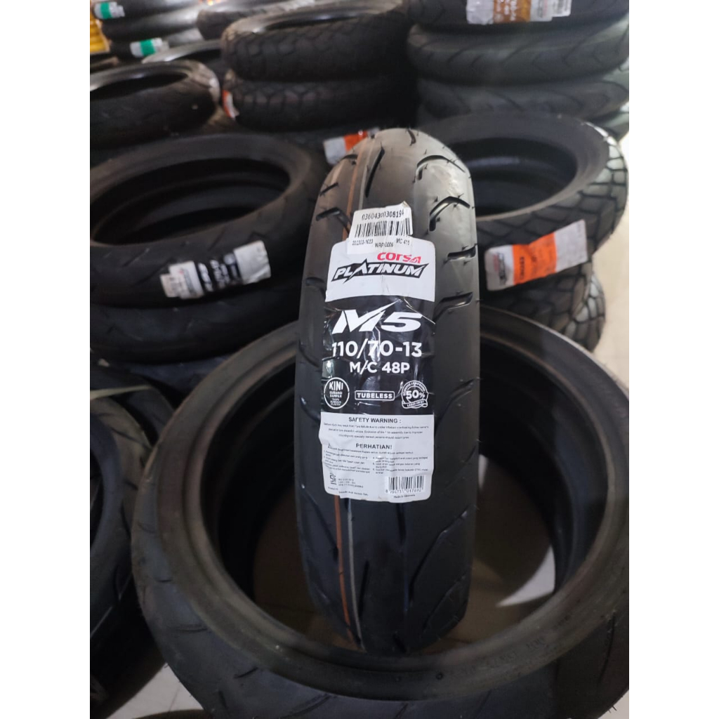 CORSA Ban Motor Nmax Ring 13 Ukuran 110/70-13 (Depan) Tubeless Motor NMAX - CORSA M5
