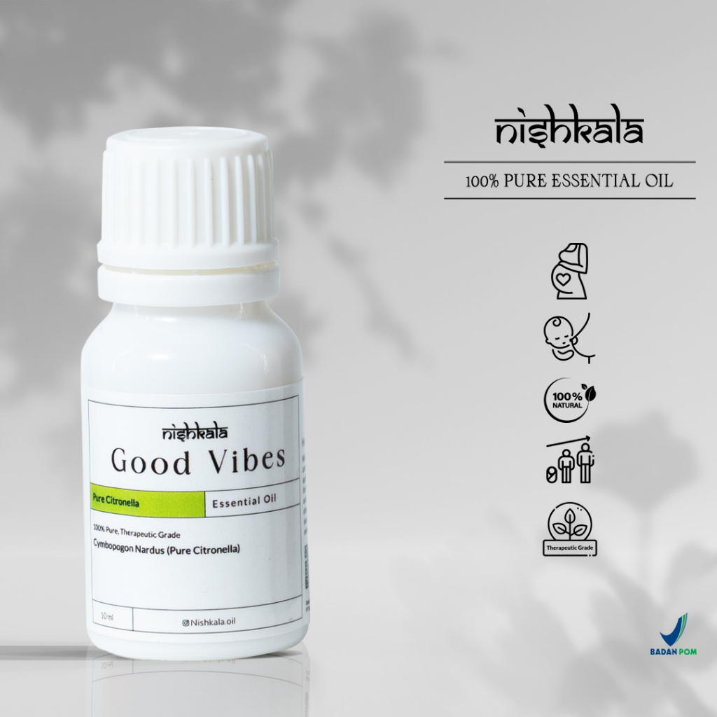 Nishkala Essential Oil - Good Vibes | Pure Citronella
