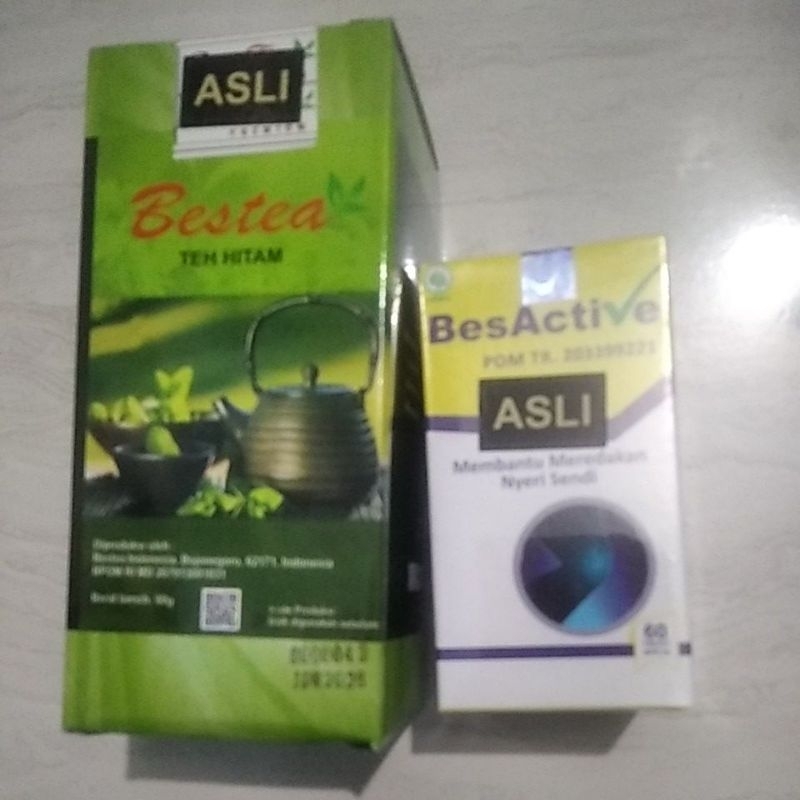 

Paket hemat Teh Bestea + Besactive solo murah kezya bestea