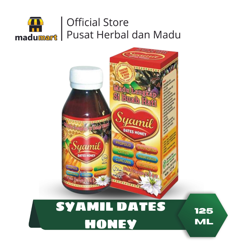 

Syamil Madu Si Buah Hati Dates Honey 125 ml ORIGINAL Membantu memelihara kesehatan