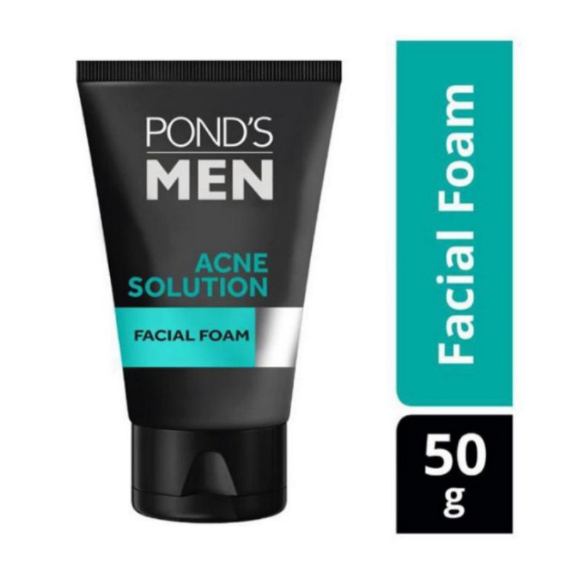 PONDS Mens Acne Solution Sabun Cuci Muka Pria 50gr Kemasan Kecil