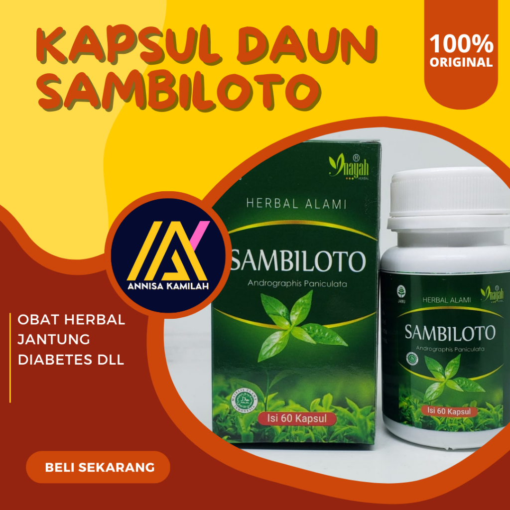Kapsul Daun Sambiloto - Sambiloto Kapsul Asli - Kapsul Sambiloto Inayah