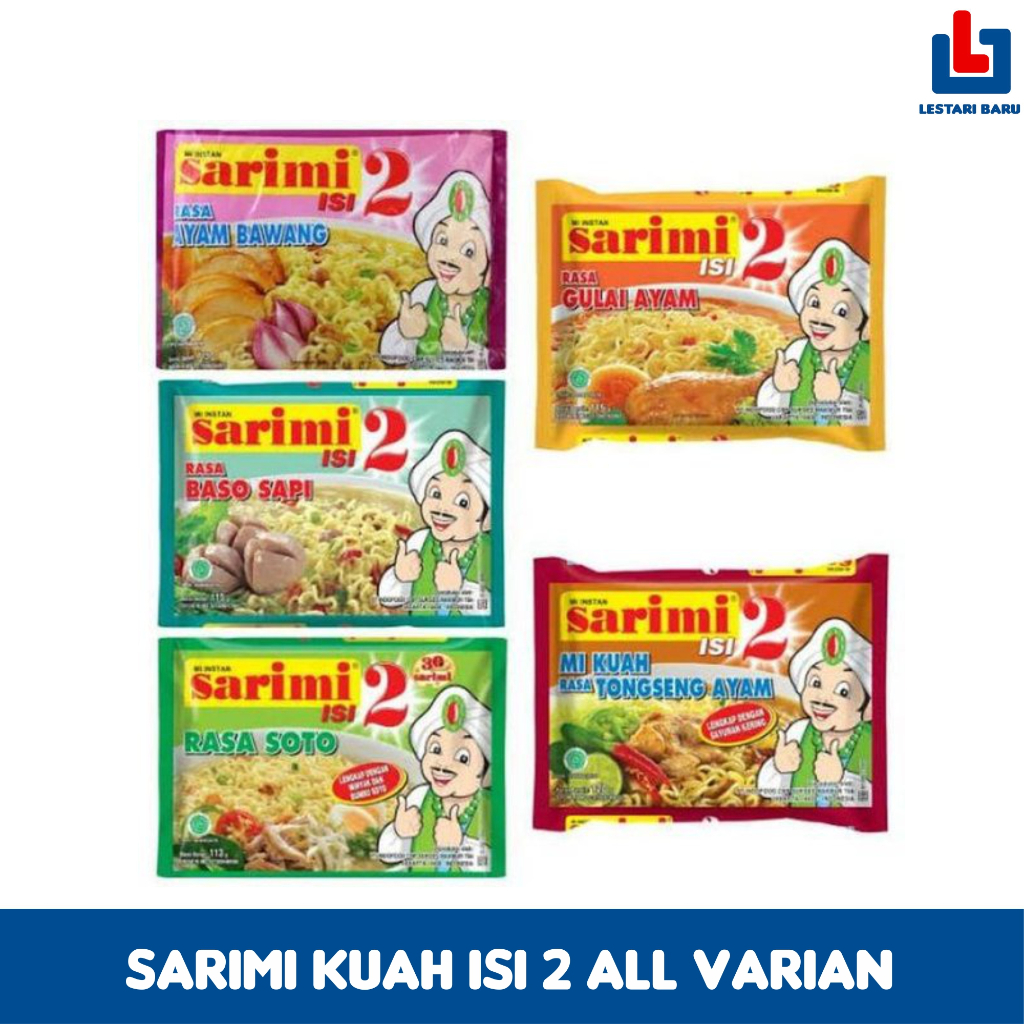 

Sarimi Kuah Isi 2 All Varian