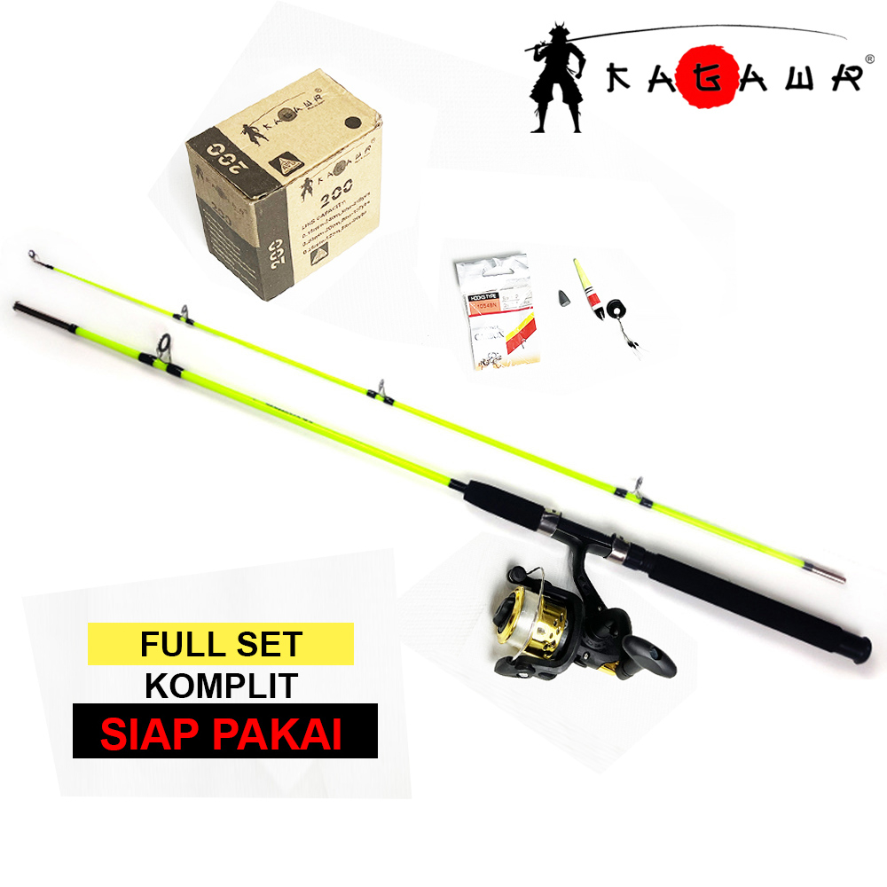 SET PANCING REEL 5BB+ JORAN SAMBUNG 2 FIBER SOLID 120 SIAP PAKAI