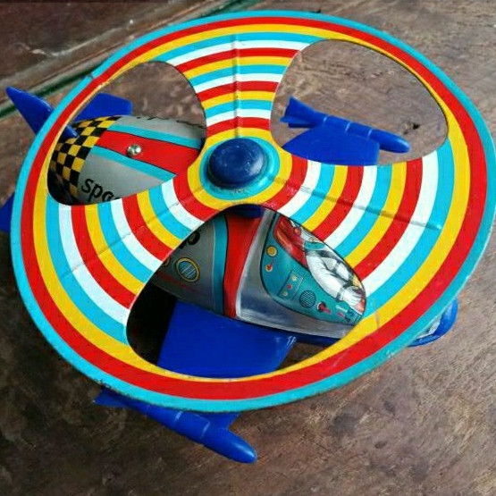 Tintoys Helikopter Biru