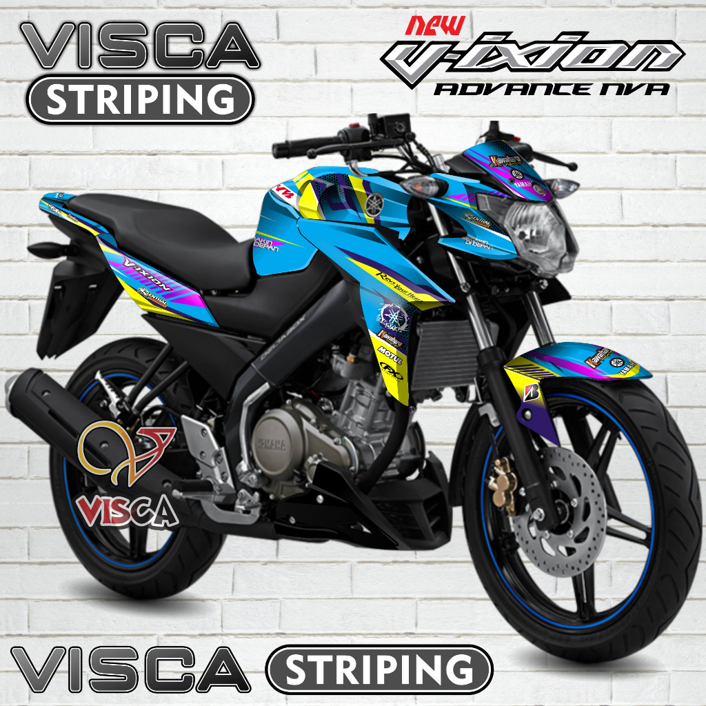 Decal Vixion Advance - Stiker Vixion Advance - Dekal Vixion Advance Full Body - Striping Vixion Adva