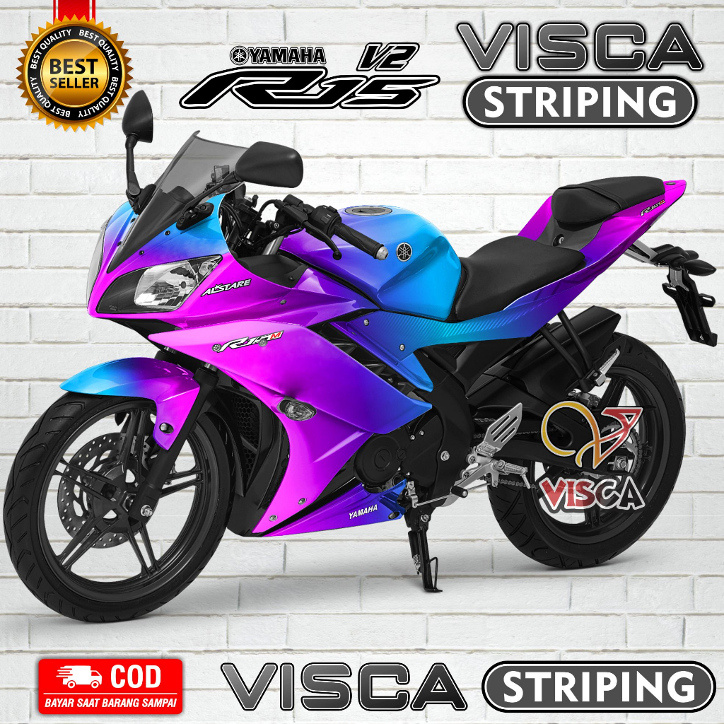Decal R15 V2 Full Body - Stiker R15 V2 Full Body - Dekal R15 V2 Full Body - Striping R15 V2 Variasi 