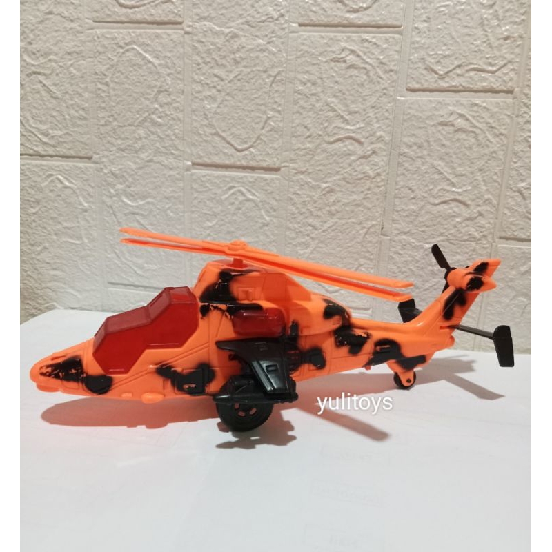MAINAN ANAK HELIKOPTER APACHE LORENG