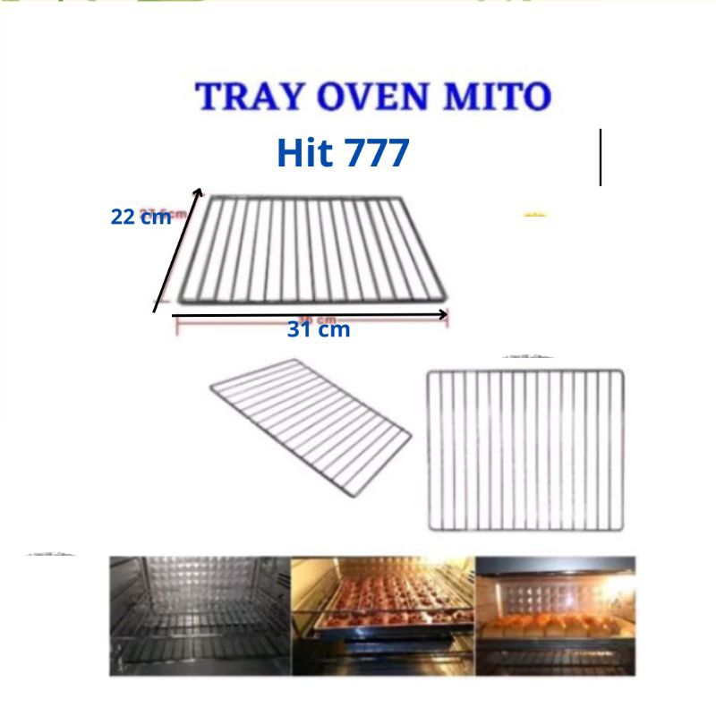 tray oven Mito hit 777 / rak jaring jaring oven mito