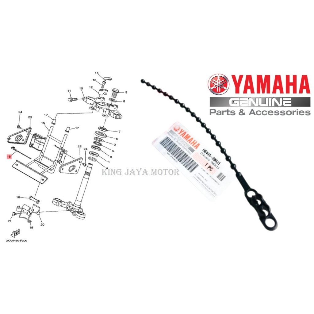 Clamp Kleman Klem cabel body kabel body Kabel Cabel tie Rxking Rx king Rxk Rx k 1983 original yamaha