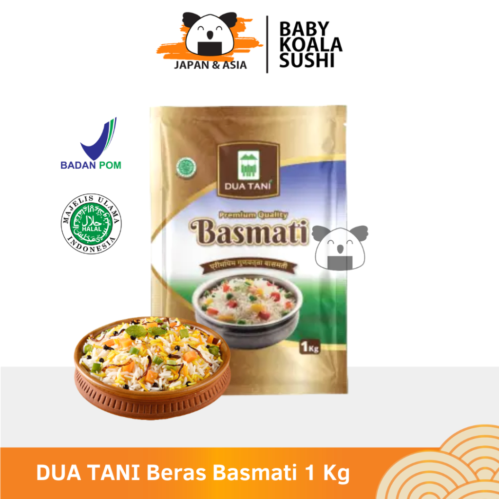 

DUA TANI Beras Basmati Premium Gold 1 Kg │ Rice Import Kebuli Biryani Mandi