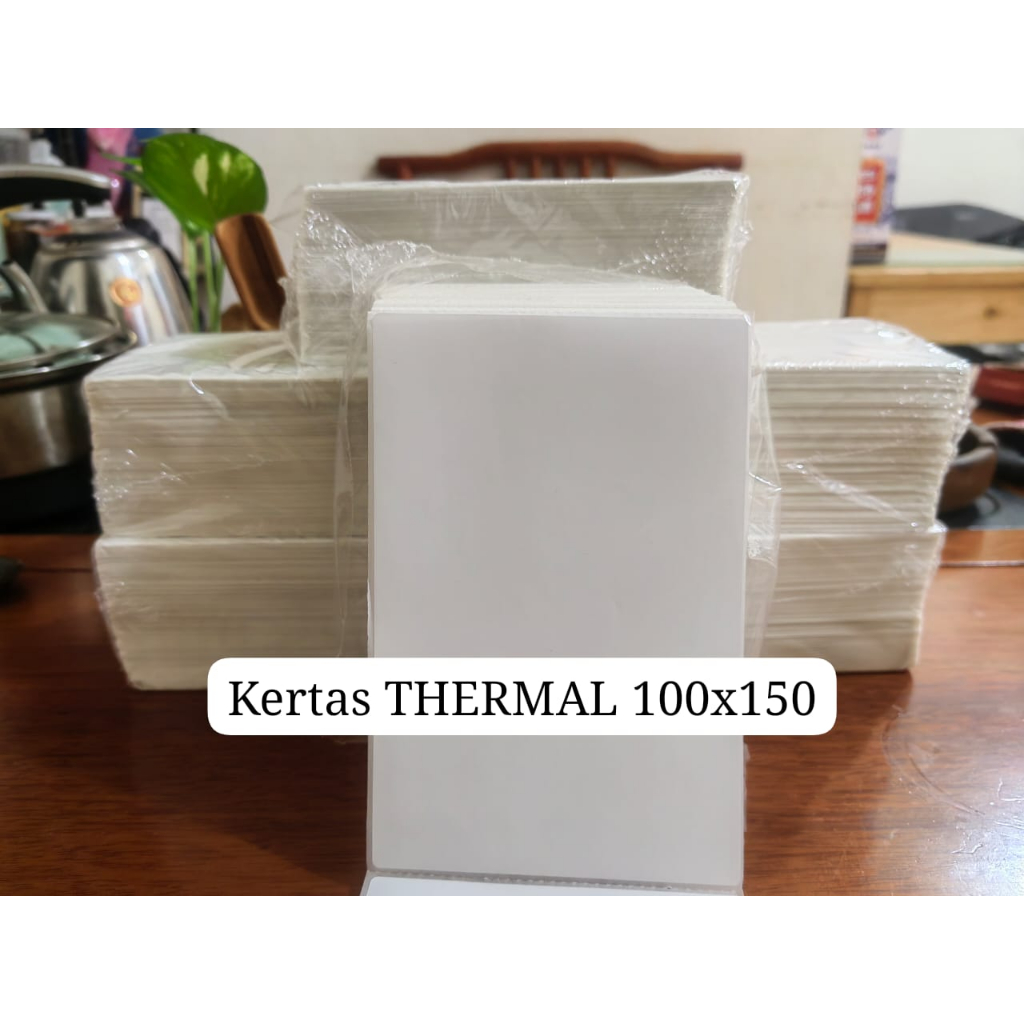 

[Ready Stock] Resi paket Kertas thermal 100x150 isi 500 Semi -Barcode 10 orang melihat barang ini