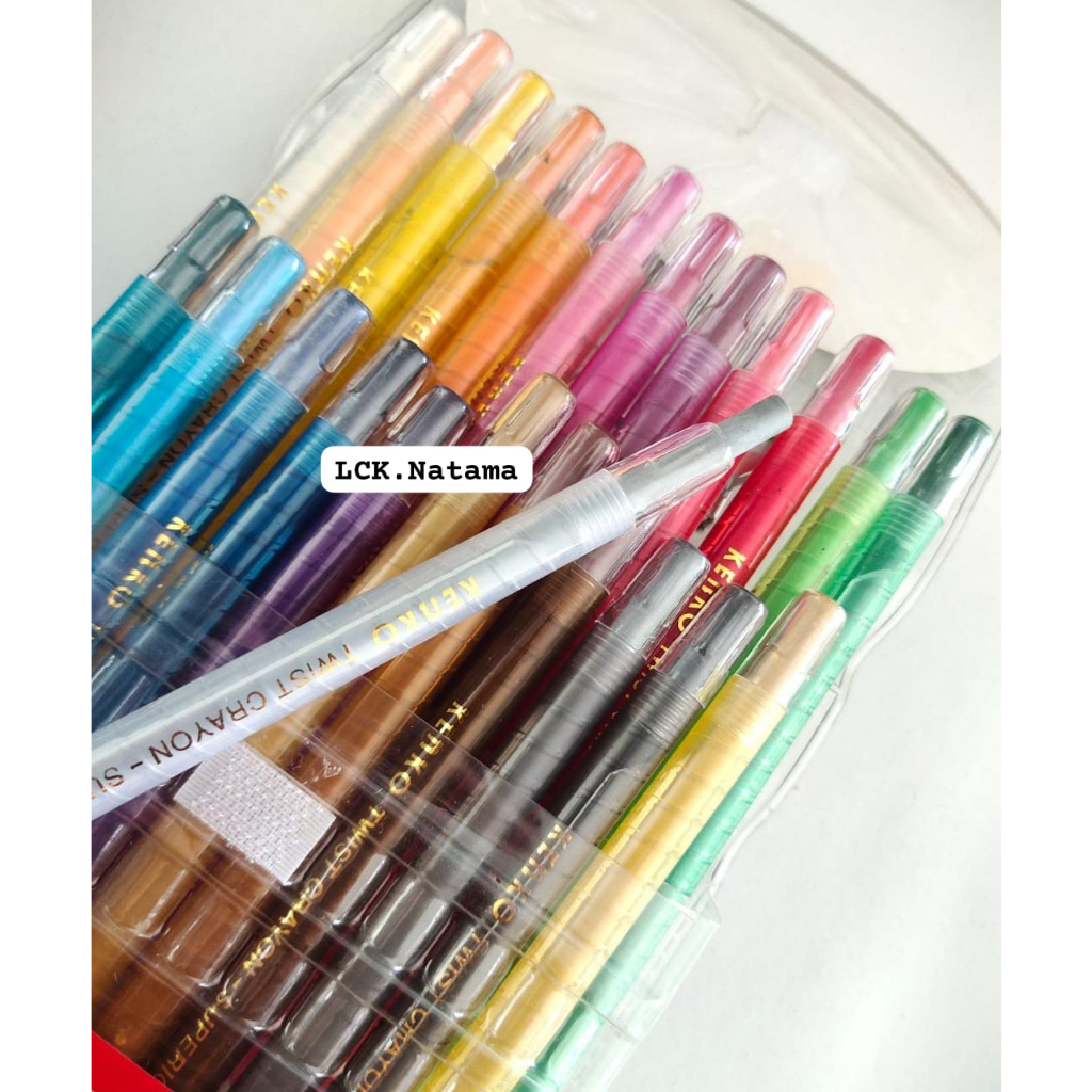 

KRAYON TWIST KENKO 24S putar colour Crayon - krayon putar puter bisa untuk kado