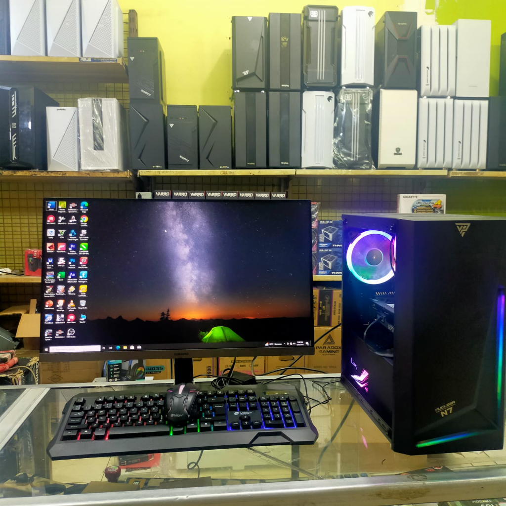 Cpu Pc gaming core i5 3470 ram 8gb vga 2 gb hdd 500 gb fullset