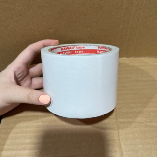 

Double Tape Hawaii 72mm / 3 inch x 14 yard Kualitas Daimaru