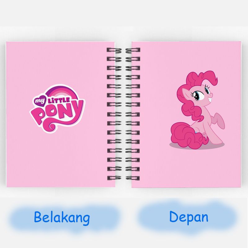

Notebook A6 Little ponny Ring buku spiral diary