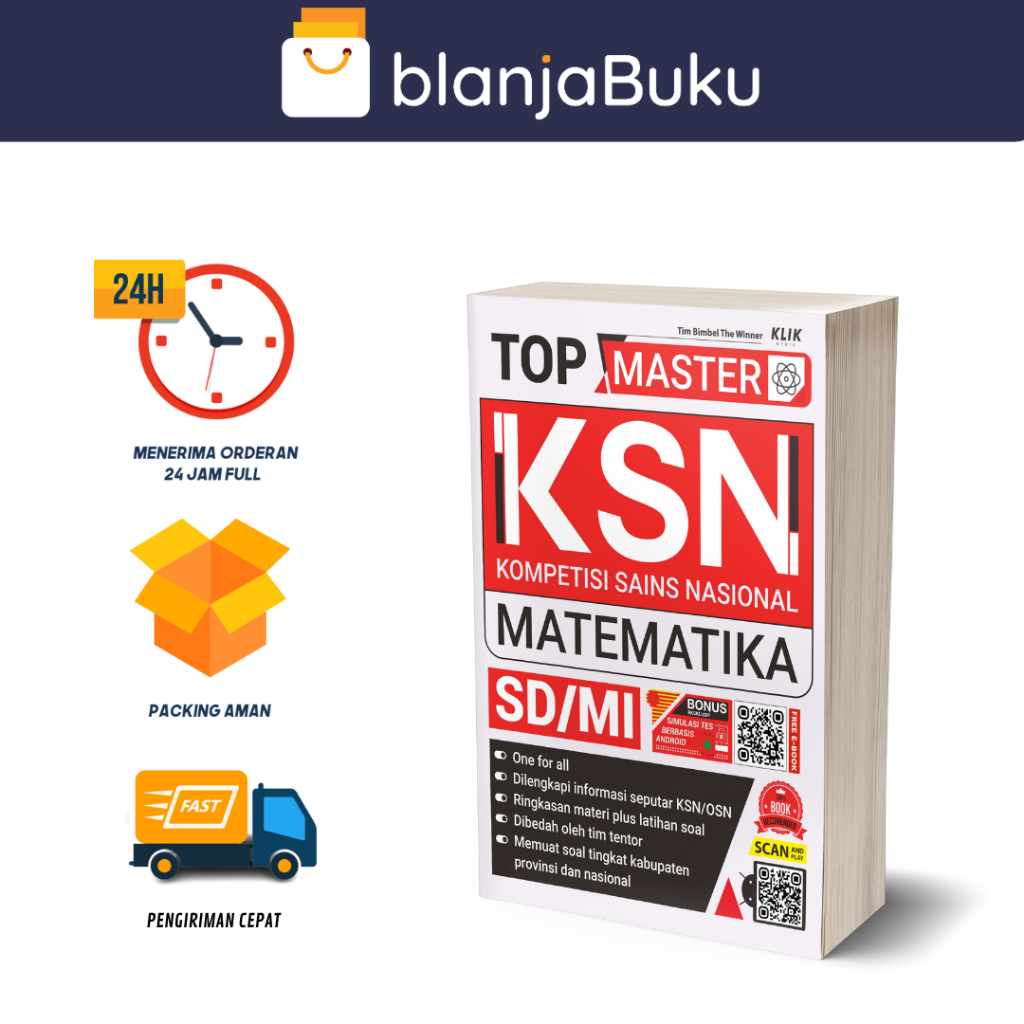 Buku KSN Matematika - Top Master KSN Matematika SD/MI
