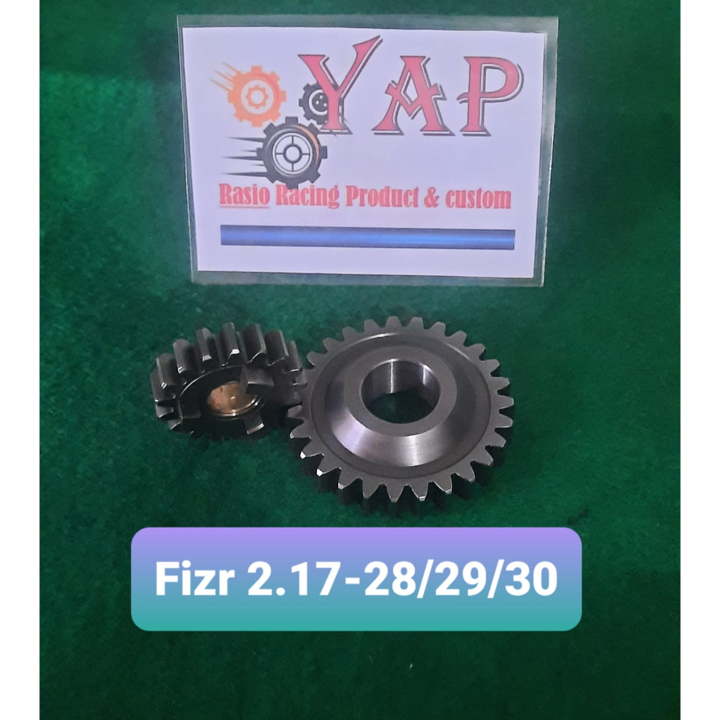 Rasio Racing Fizr gigi 2. 17-28 atau 29 atau 30