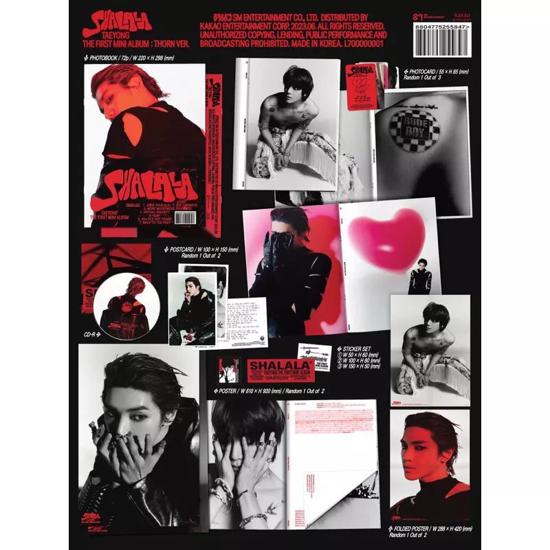 READY SEALED ALBUM TAEYONG SHALALA THORN VER.