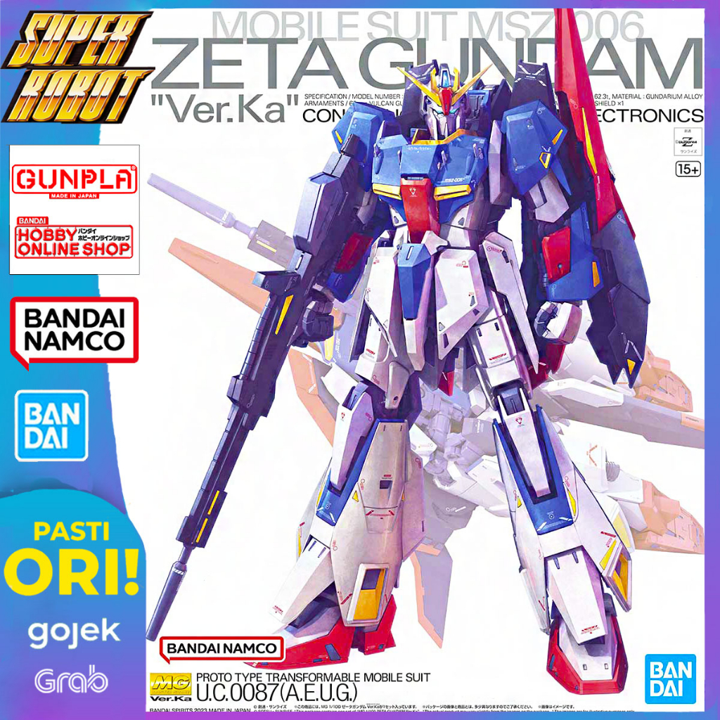 BANDAI MG MSZ-006 Zeta Gundam Ver. Ka / Z Gundam Ver Ka