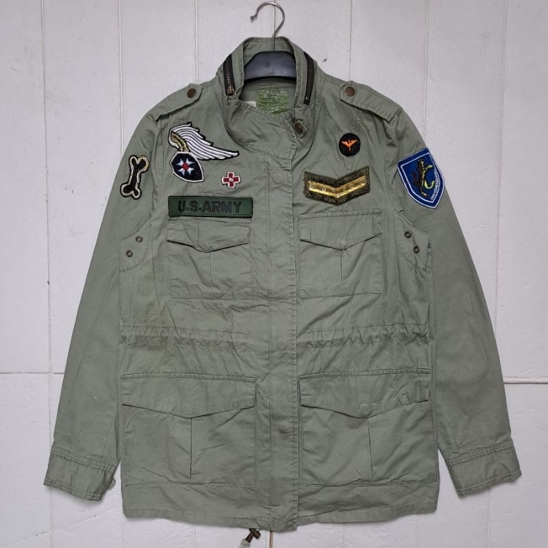 JAKET PARKA ARMY M65 FASHION CIRCLE US ARMY SIZE M