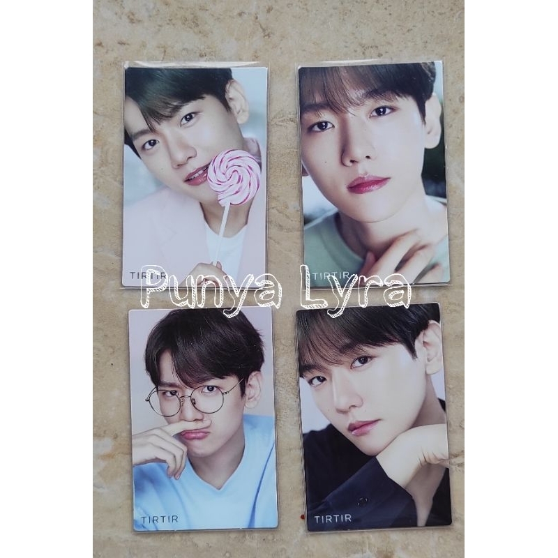 Photocard Baekhyun EXO TirTir SM Museum Set