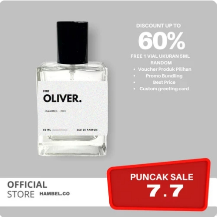 Hambel parfum- For Oliver | Vanilla & Coffee | parfum Unisex