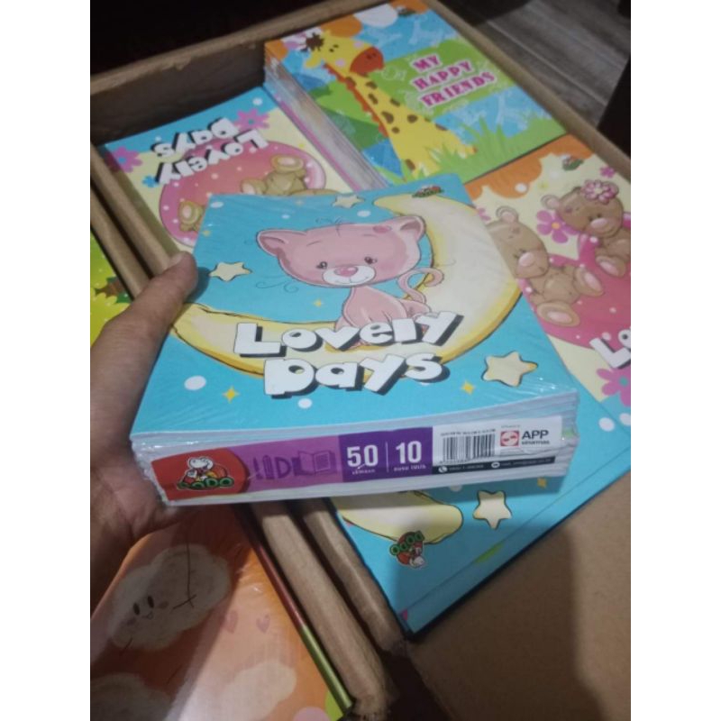

10 PCS BUKU TULIS DODO ISI 50 LEMBAR TERLARIS PALEMBANG